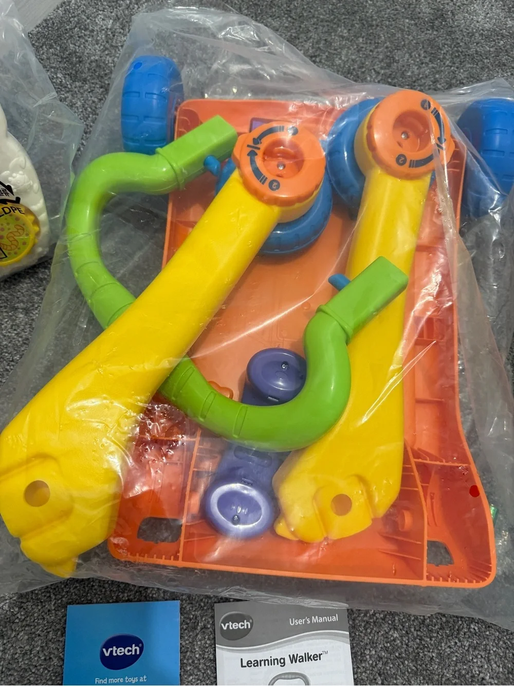 VTECH Baby Walker with Piano and Play Panel - Green/Orange